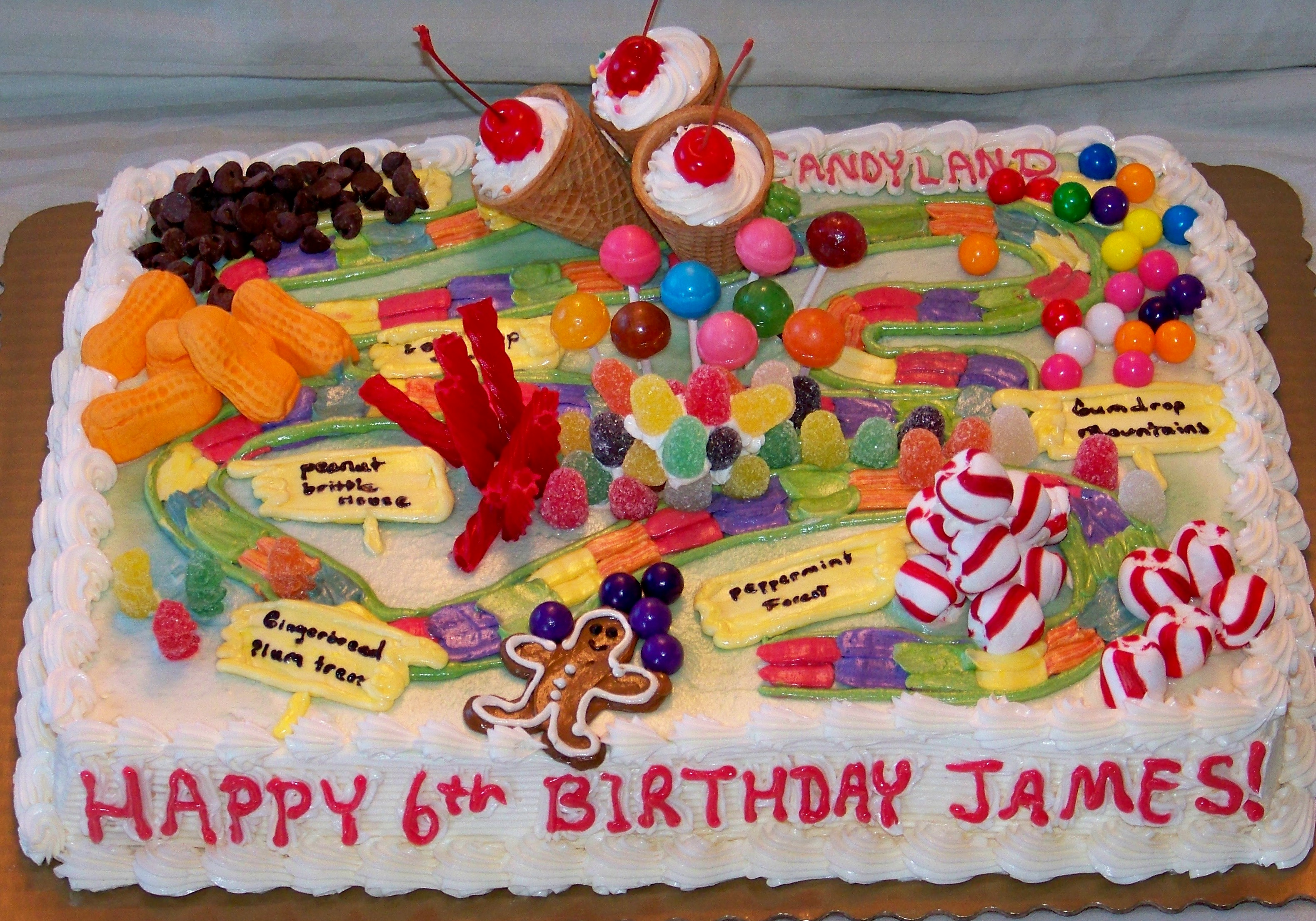 Candyland Cakes Decoration Ideas Little Birthday Cakes