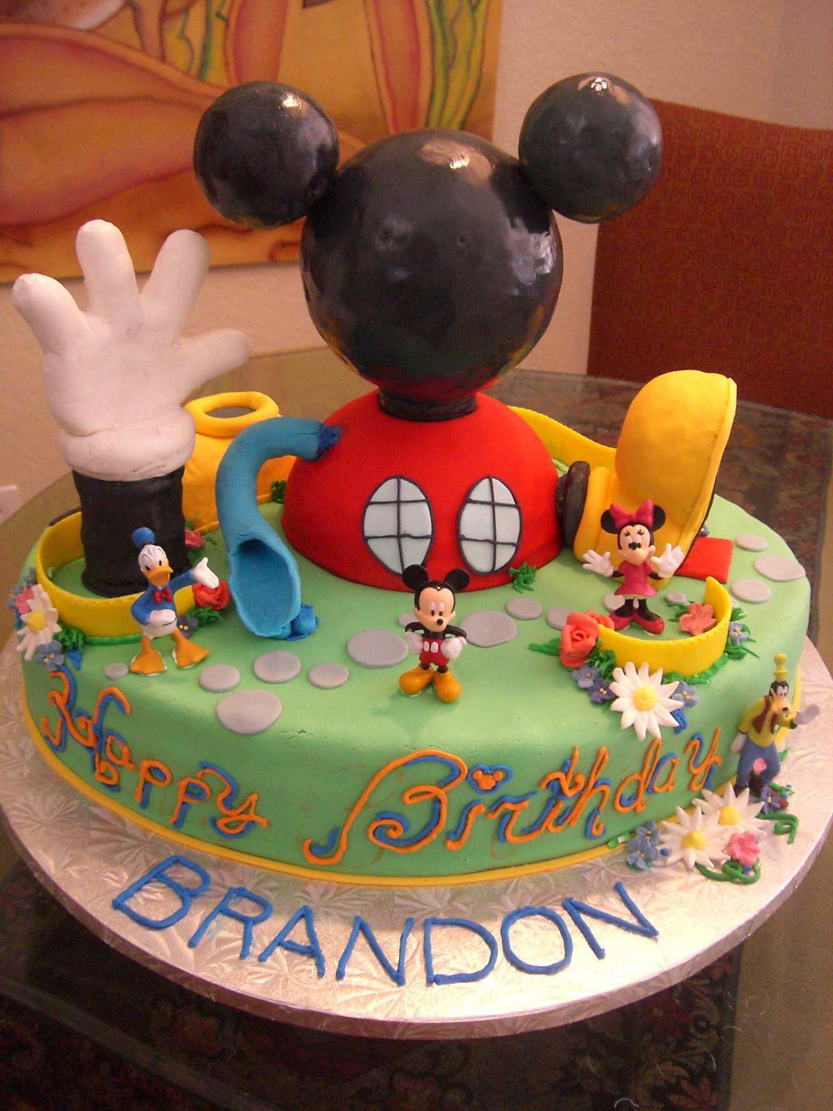 Mickey Mouse Cake Decoration Ideas Little Birthday Cakes