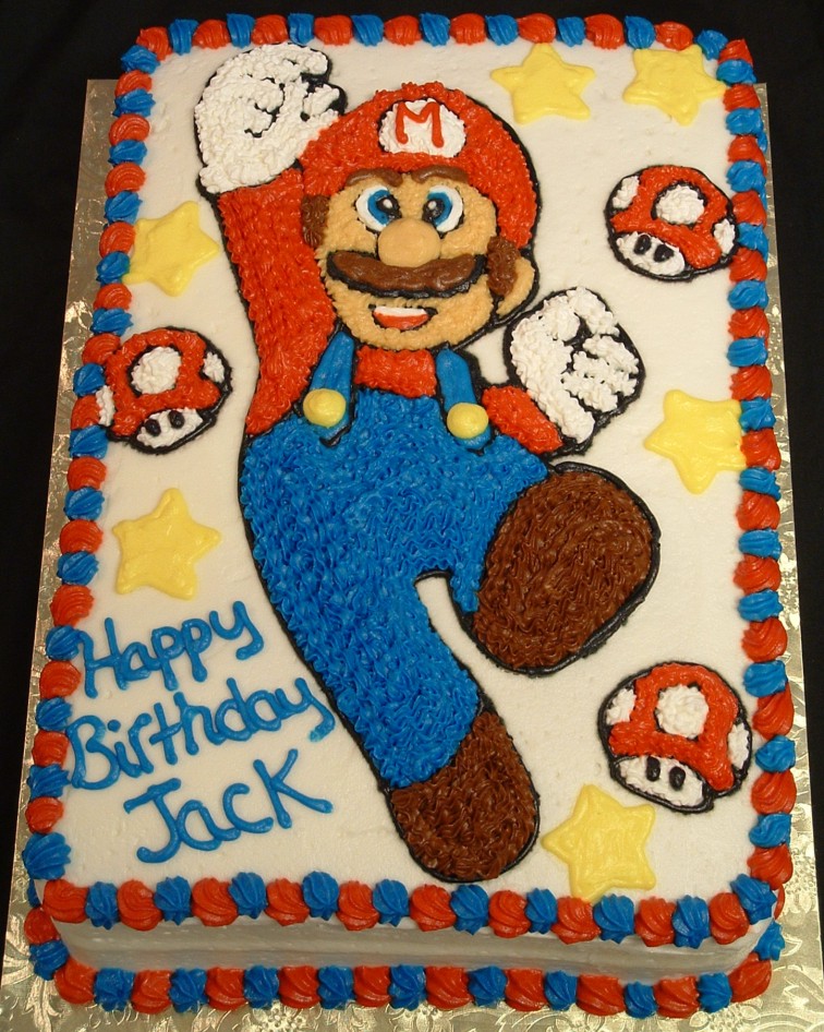 Mario Cakes Decoration Ideas Little Birthday Cakes