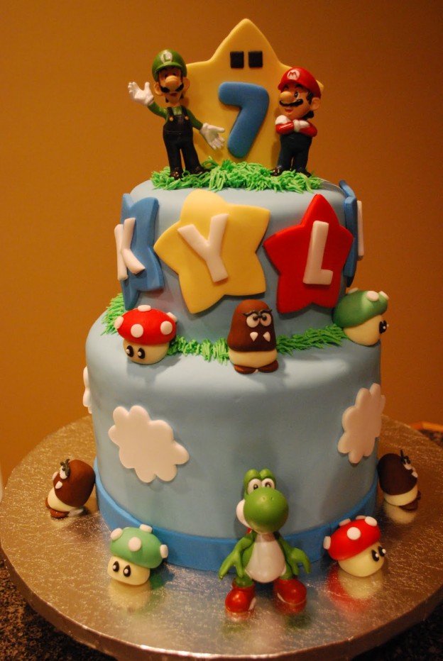 Mario Cakes - Decoration Ideas | Little Birthday Cakes