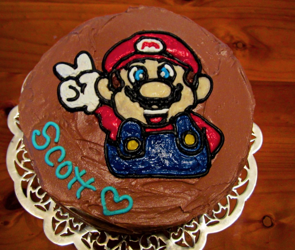 Mario Brothers Cake Decorations