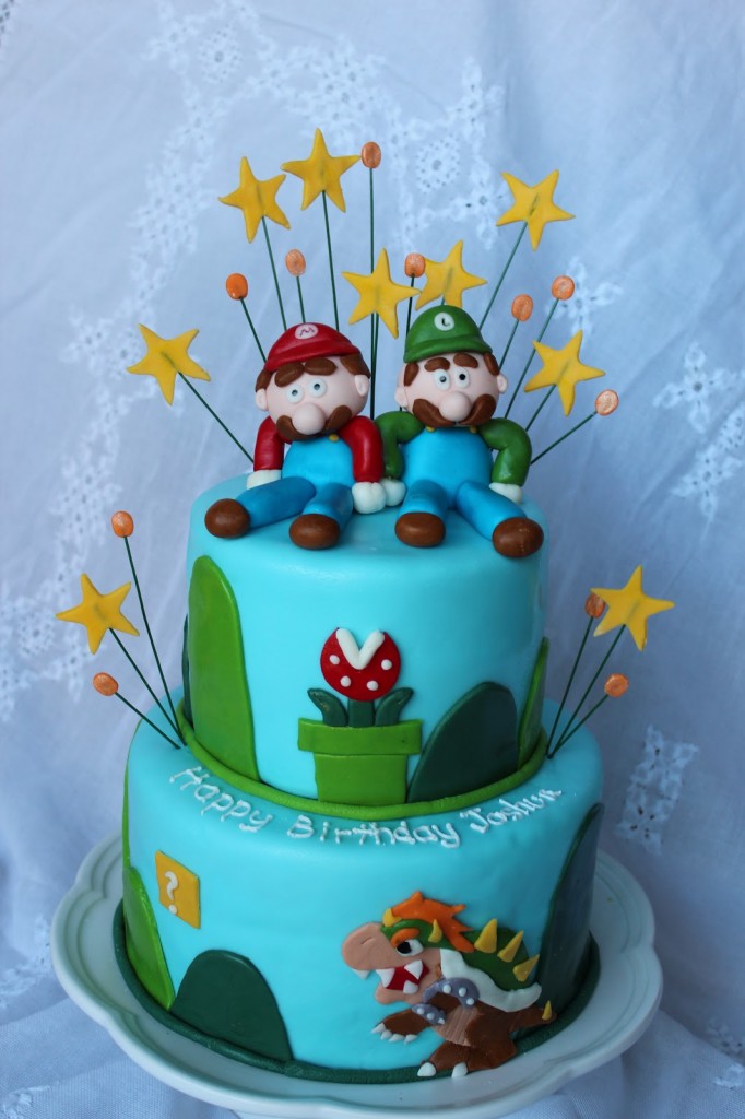 Mario and Luigi Birthday Cakes